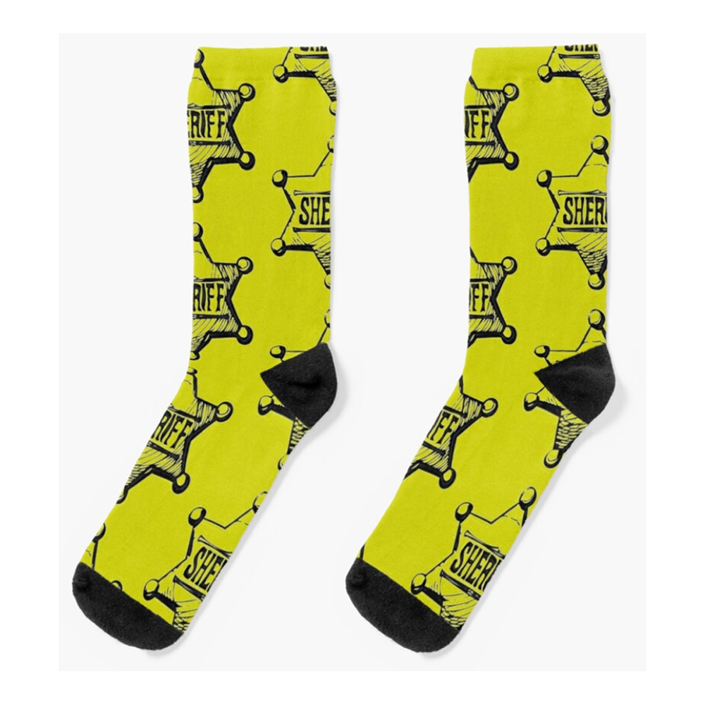 Sheriff Badge Socks