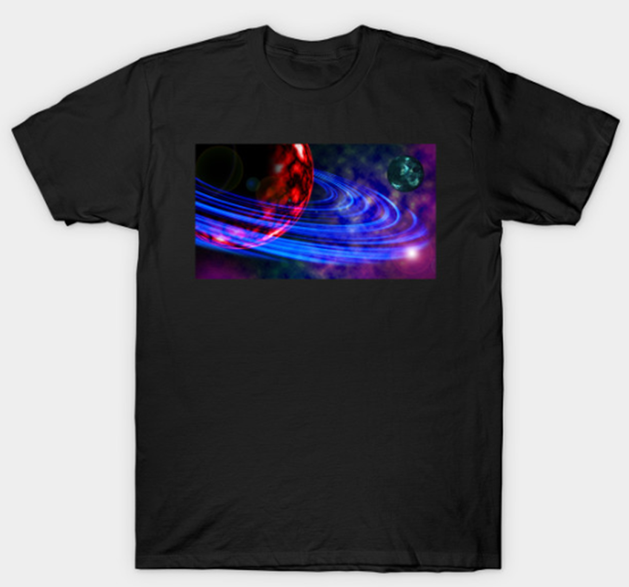 Space Planet Galaxy T-Shirt
