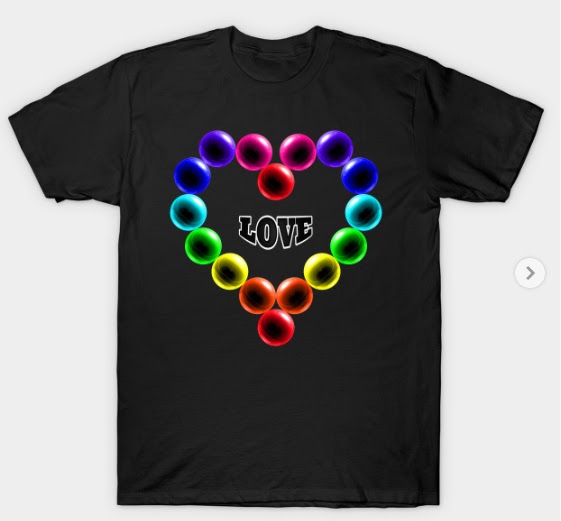 Love Rainbow Heart T-Shirt