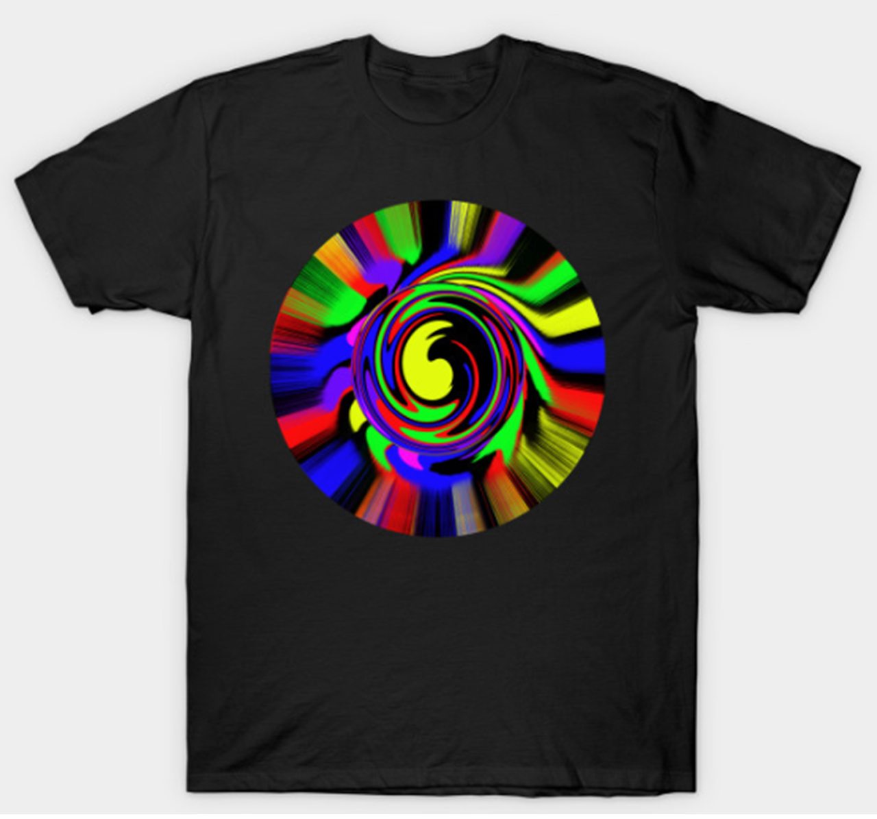 Colorful Swirl Vortex T-Shirt