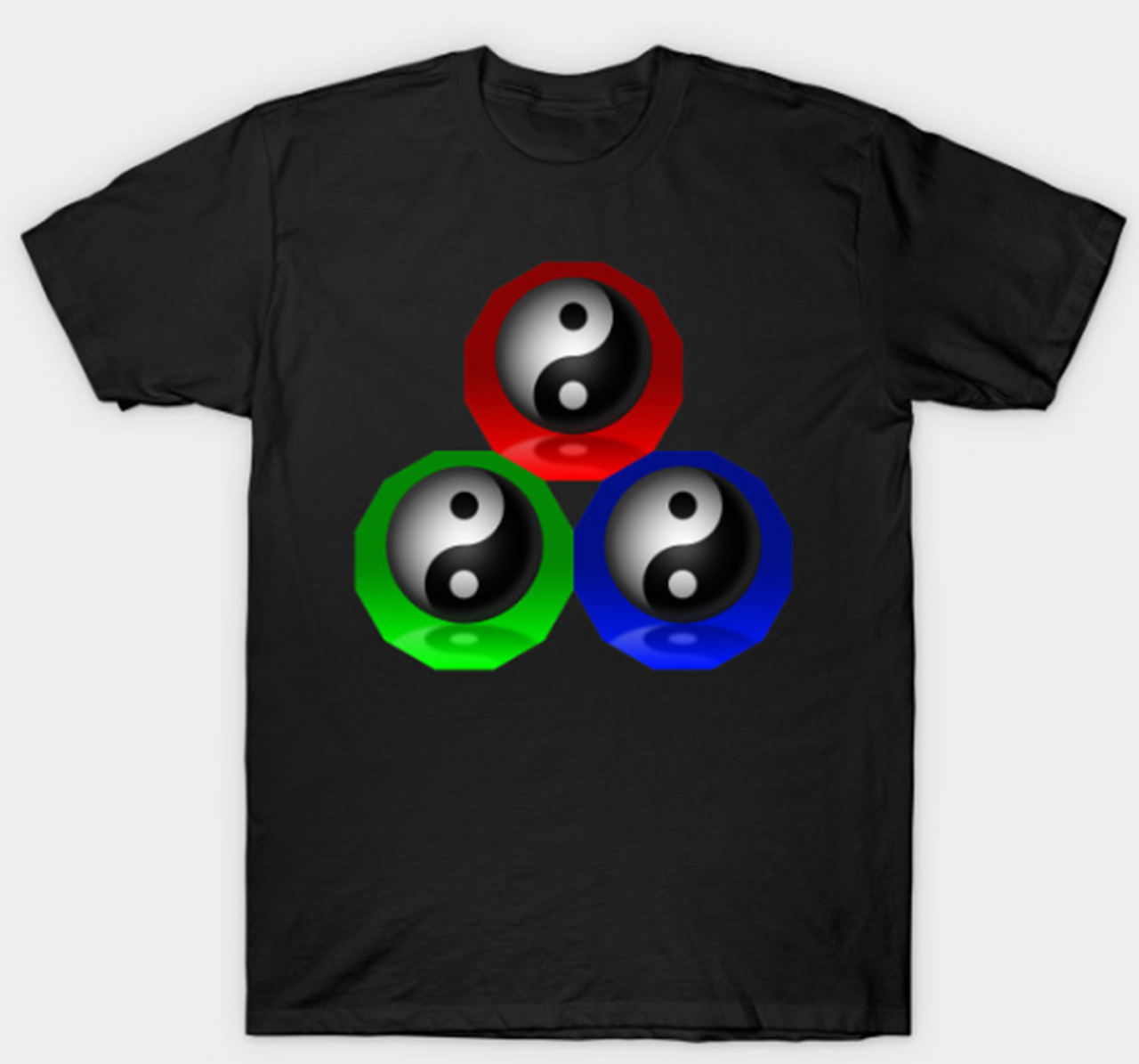 Yin Yang Triple Ball T-Shirt